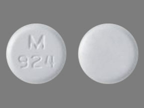 Pill M 924 White Round is Buprenorphine Hydrochloride (Sublingual)