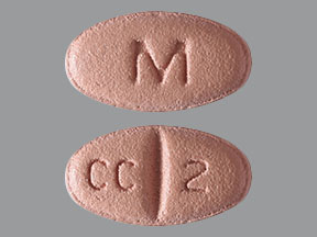 Pill M CC 2 Red Oval is Colchicine