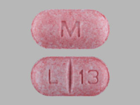 Pill M L 13 Pink Capsule/Oblong is Levothyroxine Sodium