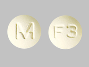 Pill M F3 Yellow Round is Fluconazole