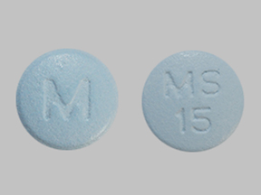Morphine sulfate extended release 15 mg M MS 15