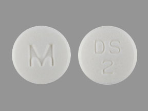 Pill M DS 2 White Round is Disulfiram