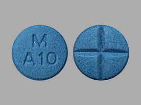 Amphetamine and dextroamphetamine 10 mg M A10