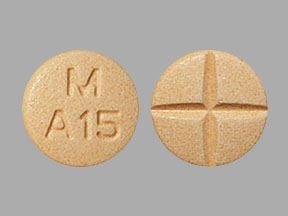 Amphetamine and dextroamphetamine 15 mg M A15