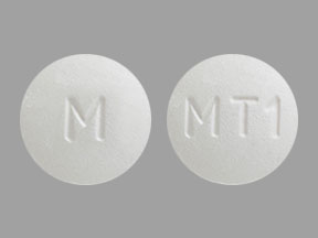Pill M MT1 White Round is Metoprolol Succinate Extended-Release