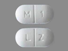 Pill M 1 L Z is Lamivudine and Zidovudine 150 mg / 300 mg