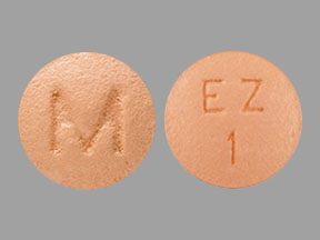 Pill M EZ 1 Beige Round is Eszopiclone