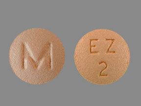 Pill M EZ 2 Beige Round is Eszopiclone