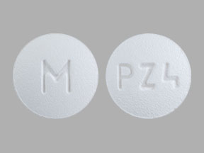 Pill M PZ4 White Round is Perphenazine