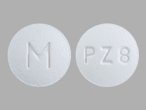 Pill M PZ8 White Round is Perphenazine