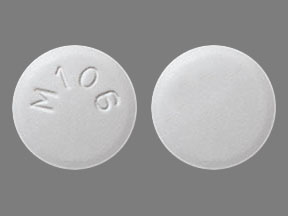 Pill M 106 White Round is Zidovudine