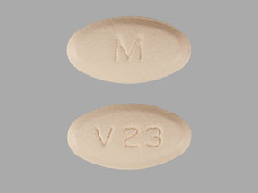 Hydrochlorothiazide and valsartan 25 mg / 160 mg M V23