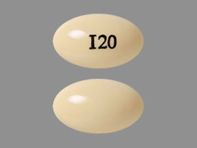 Pill I20 Beige Capsule/Oblong is Amnesteem