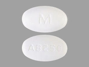 Pill M AB250 White Oval is Abiraterone Acetate