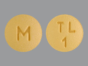 Pill M TL 1 Yellow Round is Tadalafil