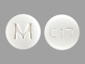 Pill M C17 White Round is Bicalutamide