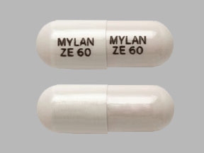 Ziprasidone hydrochloride 60 mg MYLAN ZE 60 MYLAN ZE 60