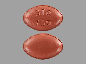 Carbidopa, entacapone and levodopa 37.5 mg / 200 mg / 150 mg STO 150