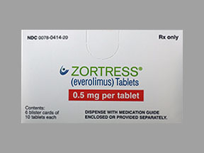 Pill CH NVR is Zortress 0.5 mg