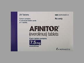 Afinitor 7.5 mg NVR 7P5