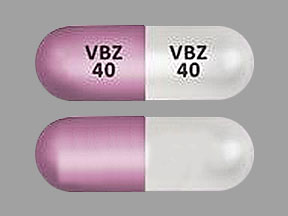 Pill VBZ 40 VBZ 40 is Ingrezza 40 mg