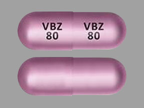 Ingrezza 80 mg VBZ 80 VBZ 80