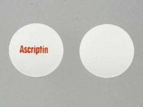 Pill ASCRIPTIN White Round is Ascriptin