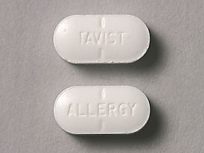 Pill TAVIS ALLERGY คือ Tavist Allergy 1.34 มก.