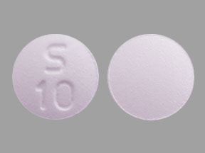 Pill S 10 Pink Round is Solifenacin Succinate