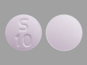 Pill S 10  Pink Round is Solifenacin Succinate