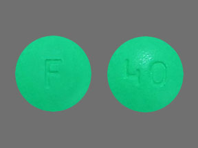 Pill F 40 Green Round is Febuxostat