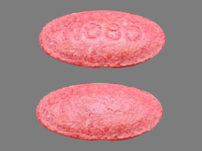 Pill N080 Pink Elliptical/Oval is Niva-Fol