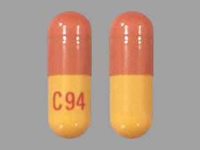 Pill C 94 Red Capsule-shape is Rivastigmine Tartrate