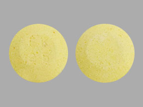 Pill EK 25 Yellow Round is Effer-K