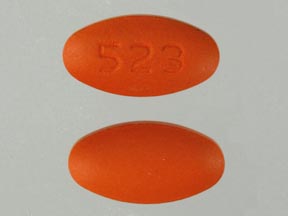 Pill 523 Red Oval is Cefpodoxime Proxetil