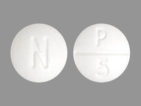 Pill P 5 N White Round is Pindolol