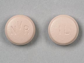 Pill NVR IL Pink Round is Aliskiren Fumarate