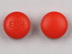 Pill ETH Red Round is Excedrin Tension Headache