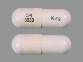 Pill CPL 3030 10 mg is Gleostine 10 mg