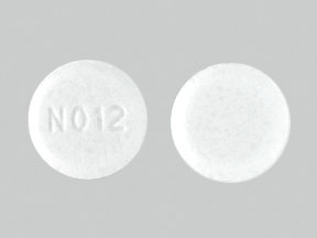 Pill N012 White Round is Atenolol