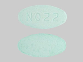 Pill N022 Green Elliptical/Oval is Metoclopramide Hydrochloride