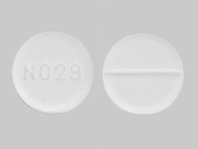 Pill N029 White Round is Baclofen