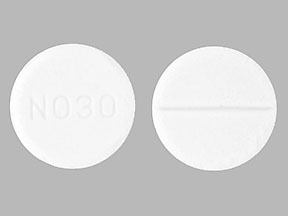 Pill N030 White Round is Baclofen