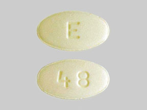 Hydrochlorothiazide and losartan potassium 12.5 mg / 50 mg E 48