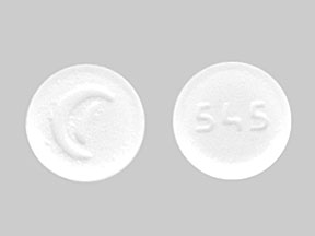 Pill Logo 545 White Round is Pramipexole Dihydrochloride