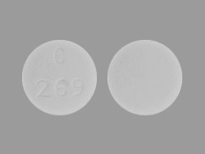 Pill C 269 White Round is Famciclovir