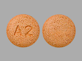 Pill A2 Orange Round is Adzenys XR-ODT
