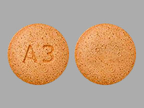 Pill A3 Orange Round is Adzenys XR-ODT