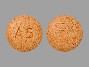 Pill A5 Orange Round is Adzenys XR-ODT