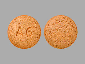 Pill A6 Orange Round is Adzenys XR-ODT